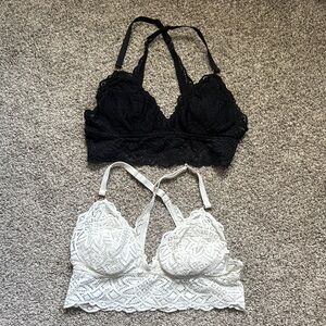Bundle of two aerie bralettes